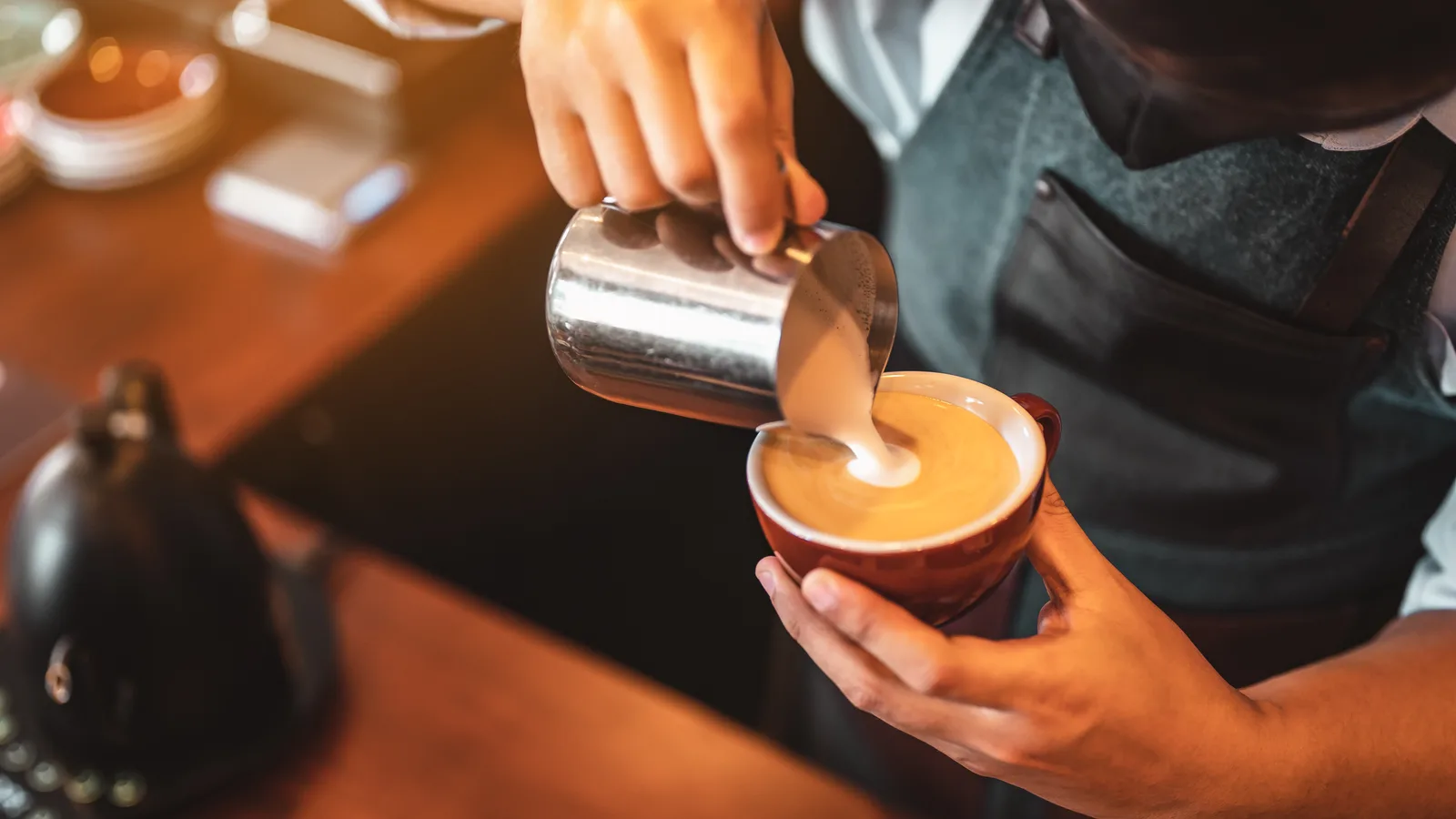 The Neighborhood Coffee Opens on Woodfield Road, With a Drive-Thru and a Full Kitchen